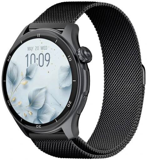 Chytré hodinky Madvell Talon 2 s GPS a bluetooth voláním černé s kovovým řemínkem