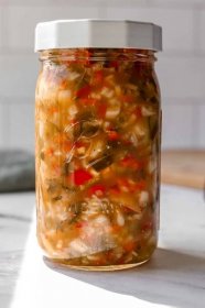 Fermented Pickle de Gallo— Mild or Spicy Pickle Salsa