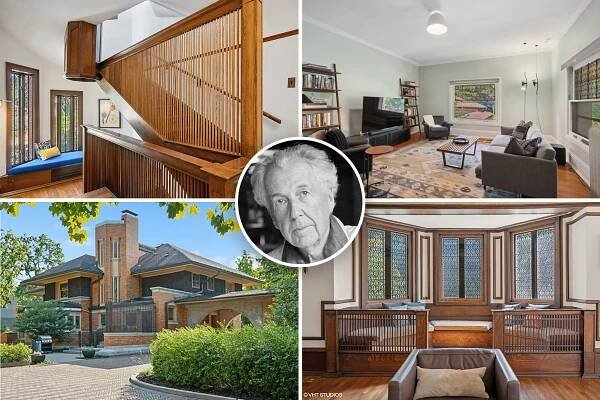 The Winslow House, the first independent commission of Frank Lloyd Wright, is now on the market for $1,985,000, offering a rare chance to own the home that launched his legendary career.