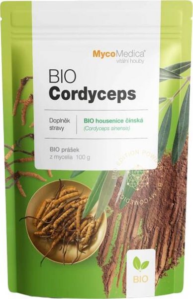 MycoMedica Cordyceps militaris prášek BIO 100 g
