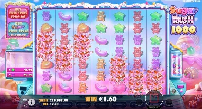 Sugar Rush 1000 slot win