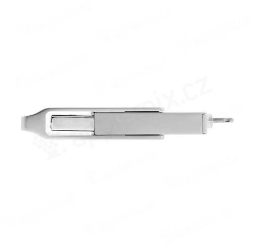 Flash disk 32 GB 2v1 IDISKK pro Apple iPhone / MacBook a další - Lightning / USB - stříbrný (5)