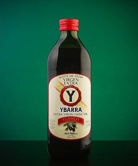 Aceite de Oliva Ybarra - fotografía de producto - Jose Angel Cernuda