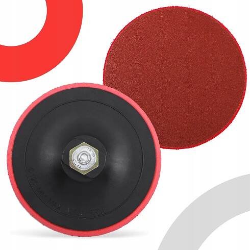 25 x BRUSNÉ KOTOUČE 125 mm P60 Brusný papír Rzep LEŠTÍCÍ TALÍŘ DISK M14 Druh kotouče lešticí