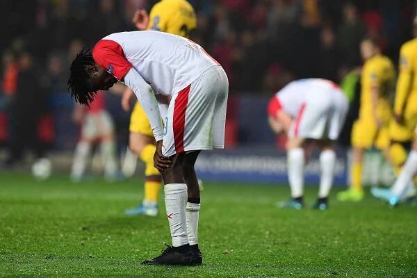 Utkání 3. kola skupinové fáze Ligy mistrů mezi SK Slavia Praha a FC Barcelona