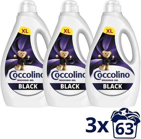 COCCOLINO Black 3 × 2,72 l (204 praní)