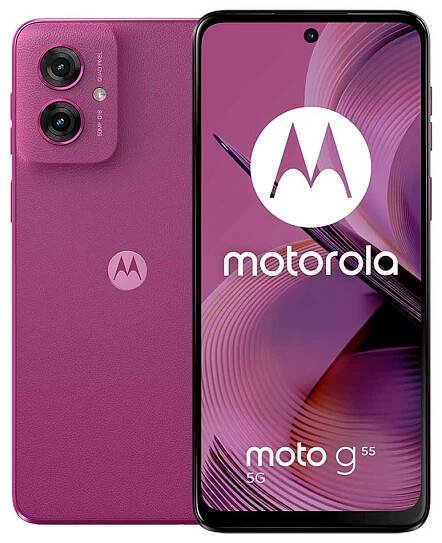 Mobilní telefon Motorola Moto G55 5G, 256+8GB Twilight Purple