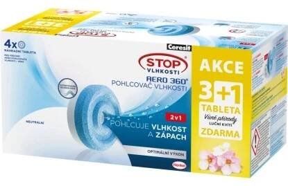 Ceresit Stop vlhkosti Aero 360° odvlhčovač náplň, luční kvítí 4× 450 g