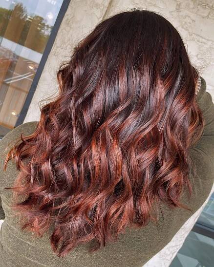 Flamboyant Cherry Chestnut Hair Color