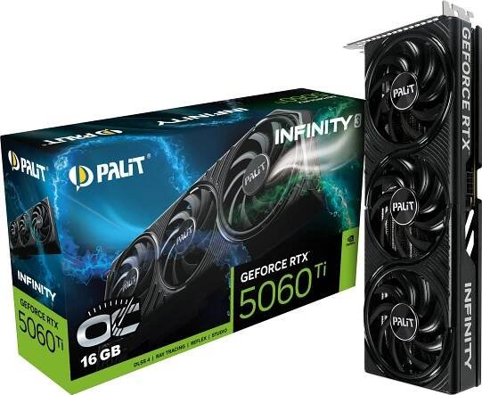 PALIT GeForce RTX 5060 Ti Infinity 3 OC 16G