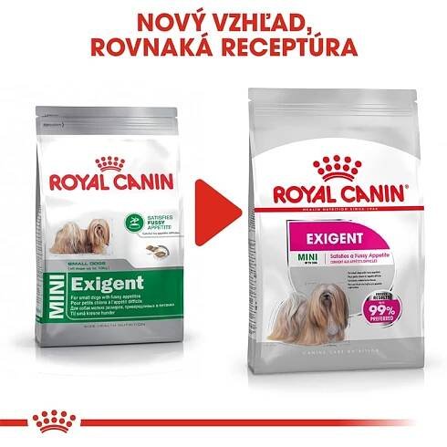 Royal Canin Adult Mini Exigent granule pre dospelých vyberavých psov 3 kg | Krmiva.sk - Chovateľské potreby