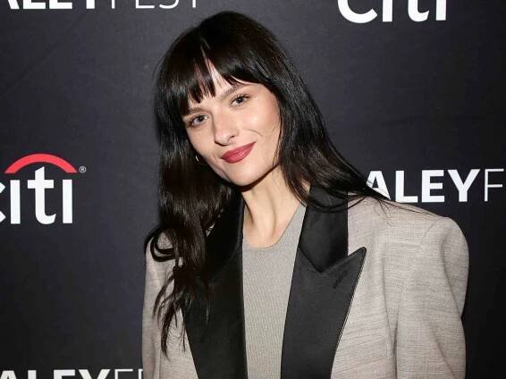 Louisa Jacobson poses at "The Gilded Age" - 2022 PaleyFest NY at The Paley Museum on October 9, 2022 in New York City