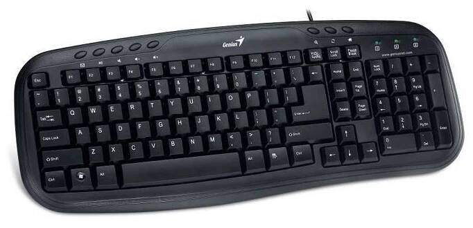 Klávesnice Genius KB-M200, CZ/SK - černá