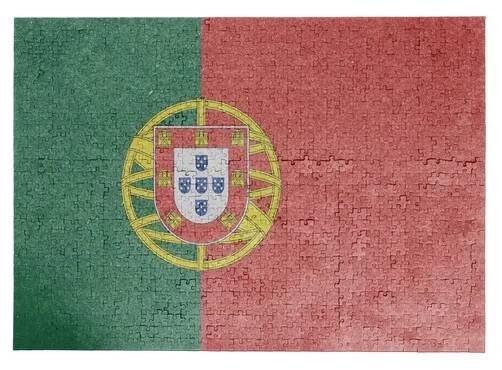 Velké puzzle z 1000 kusů Portugalsko — Stock obrázek