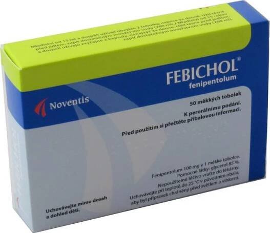 Febichol 100 mg 50 cps.
