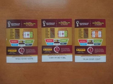 Panini MS Katar 2022 -Fotbalové karty  - Sportovní sbírky