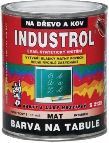 Barvy a laky Hostivař Industrol Barva na tabule S 2122 0570 0,6l zelená