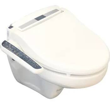Bidet HYUNDAI WACORTEC elektronické bidetové prkénko, CONCEPT 100 Rimless závěsné WC, HDB-1500-7274L003