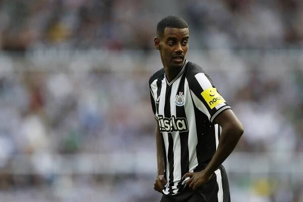 Newcastle striker Alexander Isak