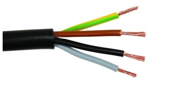 Kabel CYKY-J 4x1,5 /4Bx1,5/