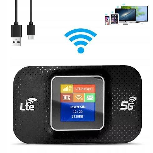 Přenosný mobilní WiFi router 4G/5G LTE WiFi SIM Play
