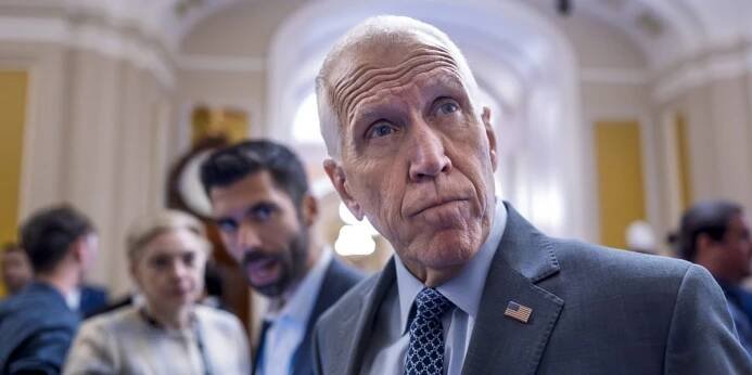 Thom Tillis rips Trump's flirtation with firing Powell, and some other Senate Republicans agree