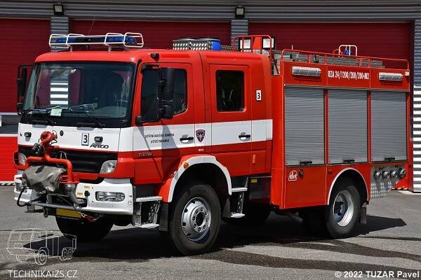 VHJ letiště Pardubice - RZA - MB Atego 1328 - TECHNIKAIZS.cz