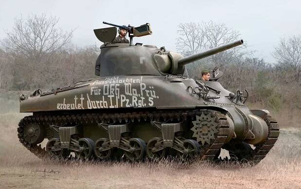 Revell ModelSet tank 63290 - Sherman M4A1 (1:72)