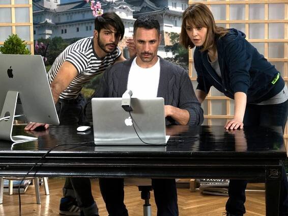 Promiňte, že žiju - Z filmu - Marco Bocci, Raoul Bova, Paola Cortellesi