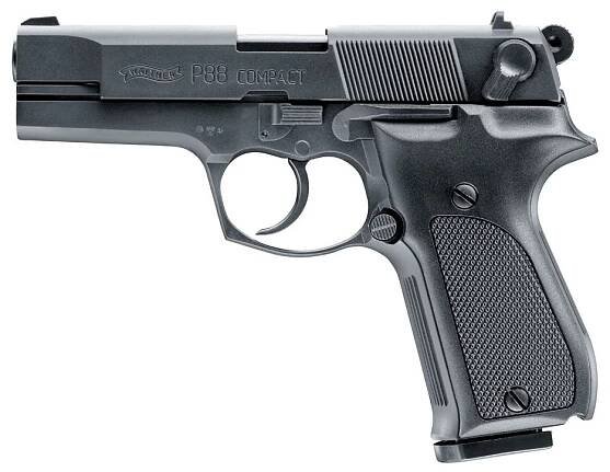 Plynová pistole Walther P88 Compact cal.9mm kat.C-I černá