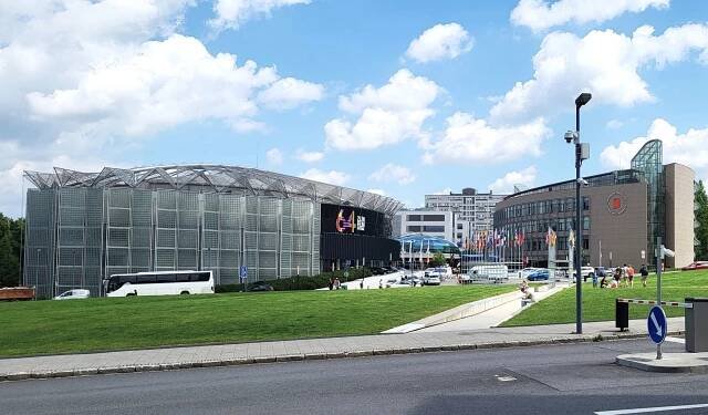 Fotky - Kongresové centrum Zlín Současná architektura, nám. T. G. Masaryka 5556, Zlín, Česko - 05.06.2024
