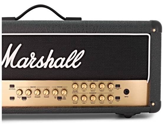 Marshall JVM205H 50W Valve Amp Head close
