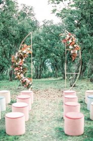 Svatební luk Květiny: naučit se, jak dělat (+40 nápadů)