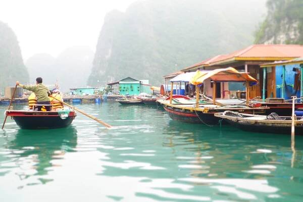 The floating village
