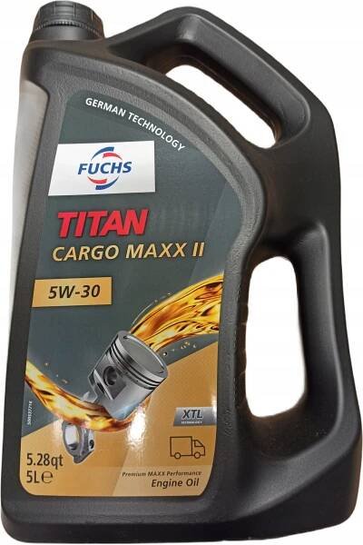 MOTOROVÝ OLEJ FUCHS 5W30 TITAN CARGO Maxx II - 5L FUCHS OIL 602007339