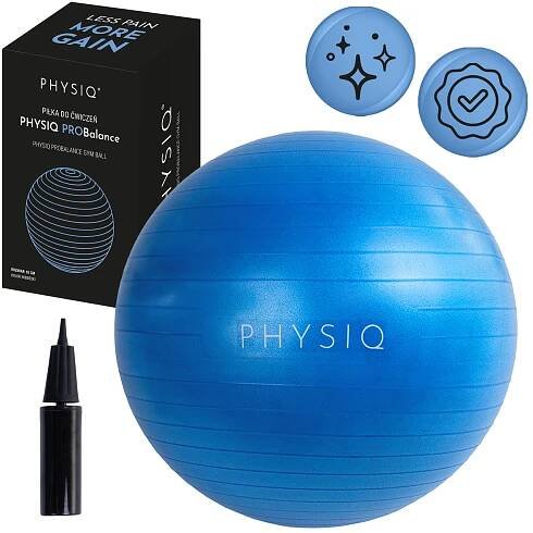 GYMNASTICKÝ MÍČ NA SEZENÍ FITNESS CVIČENÍ REHABILITAČNÍ 65cm Druh balanční míč