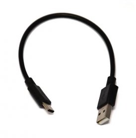 Kabel USB 3.1 Typ C-USB2.0 A 20cm černý