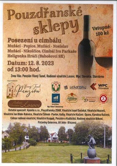 Pouzdřanské sklepy 12. 8. 2023: Pouzdřany