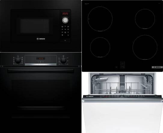 Sada BOSCH HBA534EB3 + BFL623MB3 + PUG611AA5E + umývačka riadu 60 cm SMV2ITX09E