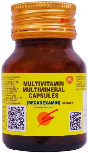 Becadexamin Capsule 30's Price, Uses, Side Effects, Composition