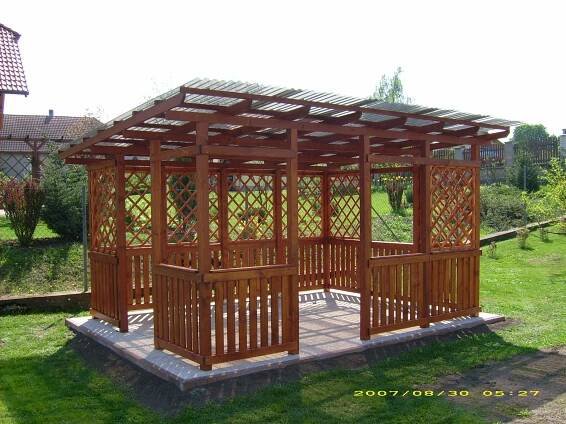 Pergola Hobby zastřešená 4x3m