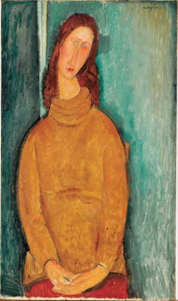 Soubor:Amedeo Modigliani - Portrait of Jeanne Hébuterne - Google Art Project.jpg – Wikipedie