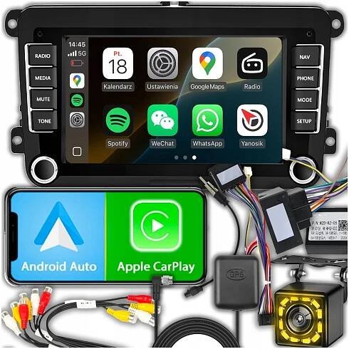 RADIO pro VOLKSWAGEN Seat SKODA VW PASSAT B6 B7 GOLF 5 6 Android WiFi 7" 2GB