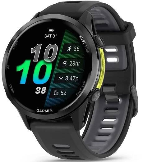 Garmin Forerunner 970 Carbon Grey DLC, Black | Hodinky-365.cz