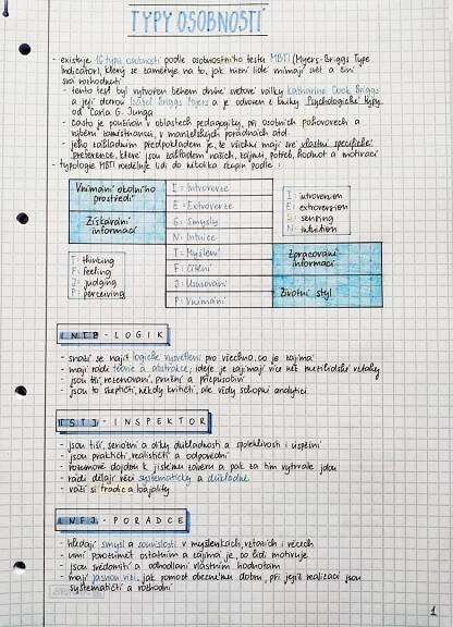 Typy osobnosti