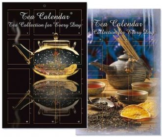 Pangea Tea Čajový adventní kalendář černo 24g-modrý