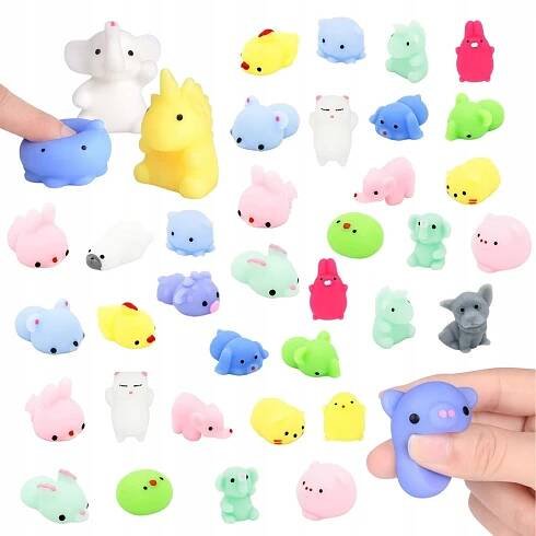 50x ANTISTRESOVÁ HRAČKA MOCHI SQUISH HRAČKA ANTISTRESOVÁ SENZORICKÁ SADA PRO DĚTI