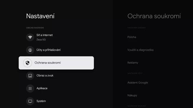 google chromecast nastaveni