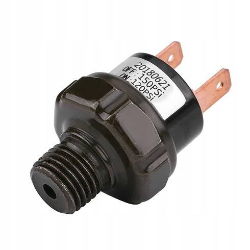 TLAKOVÝ SPÍNAČ KOMPRESORU VZDUCHU 12 V AUTOMATICKÝ 90-120 PSI