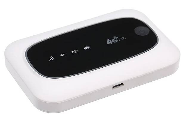 4G LTE CAT4 150M odemčený mobilní MiFi přenosný hotspot bezdrátový Wifi router SIM karta (bílá)